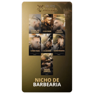 Combo Premium Barbearia – Cursos em Vídeo com Licença de Revenda [PLR em Vídeo]