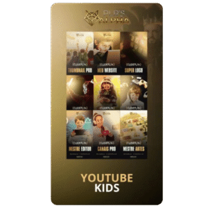 Combo Premium YouTube Kids – Curso Criativo de Design em Vídeo e Criação para Crianças [PLR em Vídeo]